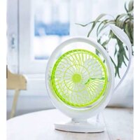 Quạt tích điện - Quạt sạc USB có đèn để bàn học JR-2018 - Đèn LED để bàn kèm quạt tiện lợi k12