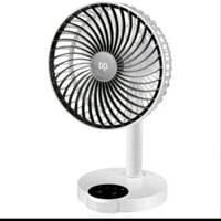 Quạt tích điện sạc pin để bàn DP 7626 có đèn led siêu mát tốc độ gió mạnh mẽ -Có BH