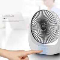 Quạt tích điện sạc pin để bàn KY 903 siêu mát lồng 20cm -Tốt