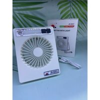 Quạt tích điện sạc pin mini để bàn JR 8001 có đèn led mạnh mẽ -Đẹp