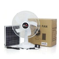 Quạt tích điện SUNTEK SF-02 sạc bằng năng lượng mặt trời chính hãng