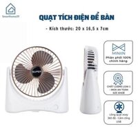 Quạt Tích Điện Super Fan, Quạt Mini Để Bàn Cực Mát Để Bàn Làm Việc, Ô Tô Siêu Tiện Lợi Có Thể Mang Đi - HÀNG CHÍNH HÃNG MINIIN