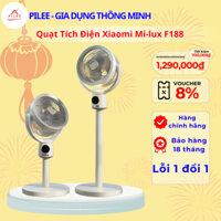 Quạt Tích Điện Xiaomi Mi-lux F188 Đối Lưu Không Khí Pin 8000mAh, 4 Cấp Độ Gió, Tích Hợp Đèn Ngủ - gia dụng Pilee
