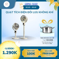 Quạt Tích Điện Xiaomi Mi-lux F188 8000mAh Đối Lưu Không Khí Thế Hệ Mới,4 Cấp Độ Gió,Tích Hợp Đèn Ngủ
