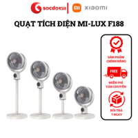 Quạt Tích Điện Xiaomi Mi-lux F188 Đối Lưu Không Khí Thế Hệ Mới, Pin 8000mAh, Hàng chính hãng, Bảo hành 12 tháng