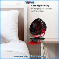 Quạt tích điện YOOBAO 6400mAh chân kẹp pin sạc 4 tốc độ gió