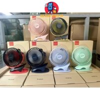 Quạt tích điện YOOBAO 6400mAh chân kẹp pin sạc 4 tốc độ gió