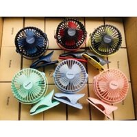 Quạt tích điện Yoobao F04 6400mah kẹp sạc mini dùng 32 tiếng