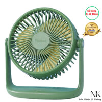 Quạt Tích Điện Yoobao  Pin Trâu Sử Dụng Liên Tục 6-12 Tiếng 4 Chế Độ Quạt Siêu Mát