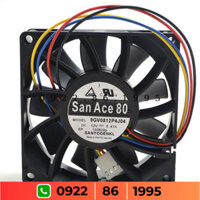 Quạt tình huống máy vi tính 8025 Lượng Lớn Sanyo 12V 0.47a 8Cm 4 Dây 9gv0812p4j04