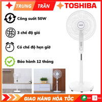 Quạt Toshiba F-LSA10, Công suất 50W, Chế độ hẹn giờ tối đa đến 2 tiếng, Thiết kế hiện đại sang trọng, Bảo hành 12 tháng