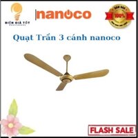 Quạt Trân 3 Cánh Nanoco Chính Hãng NCF5631-GO màu vàng đồng