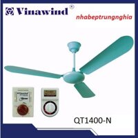 Quạt trần 3 cánh nhôm Vinawind QT1400-N Điện Cơ Thống Nhất, sử dụng hộp số 5 cấp