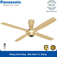 Quạt trần 4 cánh Panasonic F-56MPG-GO (Vàng) [bonus]