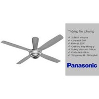 Quạt trần 4 cánh Panasonic F56MPG/MZG (màu bạc, gold)