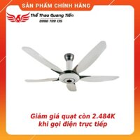 Quạt trần 5 cánh điện cơ thống nhất vinawind có điều khiển xa QT 1500X