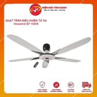 Quạt trần 5 cánh gia đình công nghệ thông minh Vinawind QT 1500X