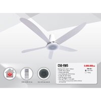 Quạt trần 5 cánh Mitsubishi C56-RW5