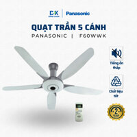 Quạt Trần 5 Cánh Panasonic F60WWK Điều Khiển Từ Xa Tiết Kiệm Điện - PANASONIC ĐĂNG KHOA SOLUTIONS