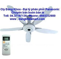 Quạt trần 5 cánh panasonic F-60WWK