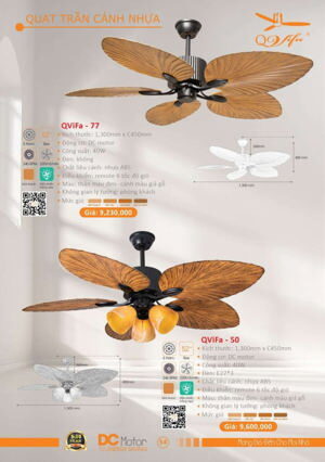 Quạt trần 5 cánh Vifa-77