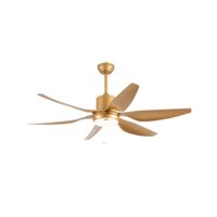 Quạt trần 6 cánh vàng đồng Nanoco NCF5462