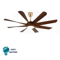 Quạt Trần ́8 Cánh Nhựa ABS Thân Vàng HD-888/GV