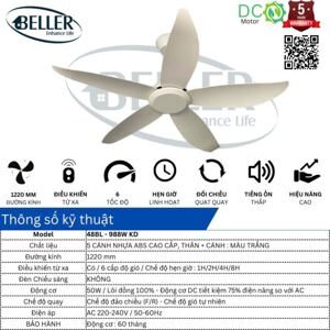 Quạt trần Beller 48BL-988