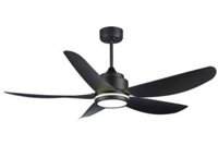Quạt trần Benny BF-C52LUX(B) 5 cánh Amore Enterno màu đen có đèn