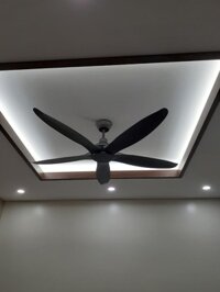 Quạt trần Benny BF-C54HE đen cafe