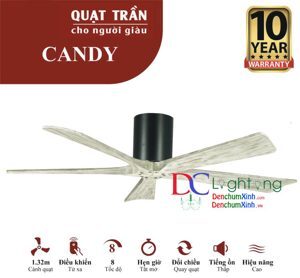 Quạt trần Candy Wn - Màu Wn/ Mp/ Gwo