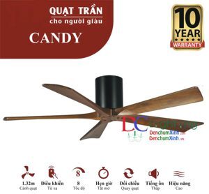 Quạt trần Candy Wn - Màu Wn/ Mp/ Gwo