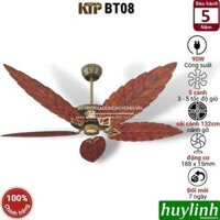Quạt trần cánh gỗ hình lá Kim Thuận Phong KTP BT08 - hàng chính hãng - Hộp số