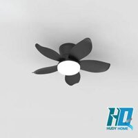 Quạt Trần Cánh Ngắn Mini 65cm Đen HD-860/Đ