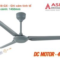 Quạt trần cao cấp 3 cánh Asia QT18 – Quạt 3 cánh Asia động cơ DC siêu êm, bảo hành 24 tháng