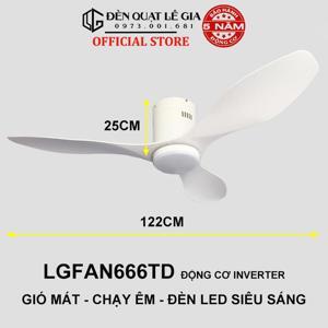 Quạt trần 3 cánh LGFAN666G