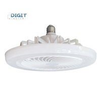 Quạt trần có đèn và điều khiển từ xa, Quạt trần gắn xả Hồ sơ thấp hiện đại Quạt trần nhỏ không cánh cho phòng ngủ Dễ sử dụng