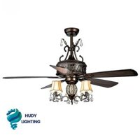 Quạt Trần Cổ Điển Đèn Chùm Cao Cấp HD-6738A