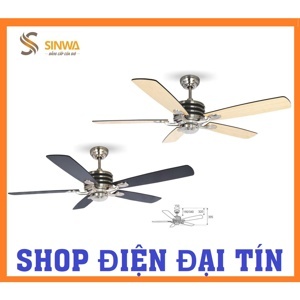 Quạt trần đèn Sinwa 5 cánh SP 009