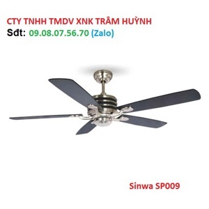 Quạt trần đèn Sinwa 5 cánh SP 009