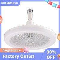 Quạt trần có điều khiển từ xa và quạt đèn E27 Đế chuyển đổi Quạt trần im lặng thông minh cho phòng ngủ Phòng khách