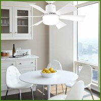 Quạt trần có điều khiển từ xa và ánh sáng 3 đèn LED tốc độ gió Quạt trần điều khiển từ xa Đèn trần có thể tháo rời rdavn