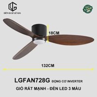 Quạt Trần Cổ Ngắn 18cm | Quạt trần chung cư trần thấp ty treo ngắn 18cm mới nhất 2025