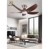 Quạt trần cổ ngắn 5 cánh chiều cao quạt 23cm XQ968