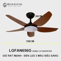 Quạt trần cổ ngắn chung cư LGFAN656G