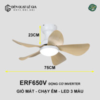Quạt Trần Cổ Ngắn Chung Cư Mini ERF650V