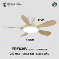 Quạt Trần Cổ Ngắn LGF639V