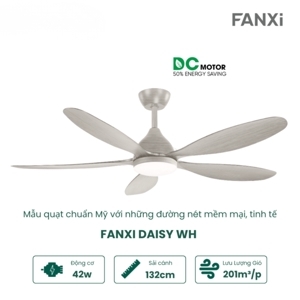 Quạt trần 5 cánh Daisy WH