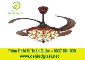 Quạt trần đèn 4 cánh 6156