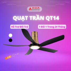 Quạt trần đèn 5 cánh Asia QT14
